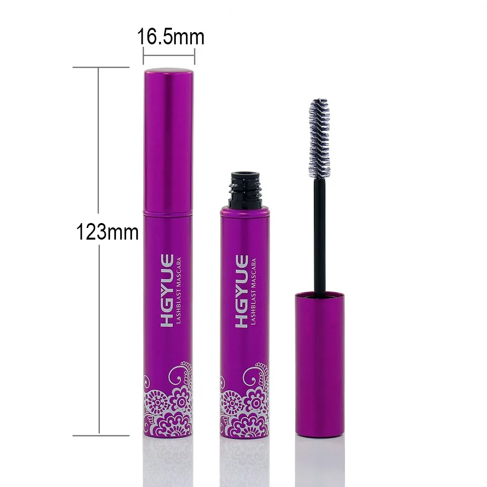Purple Round Hollow Aluminum Mascara Tube For Cosmetic Buy Aluminum