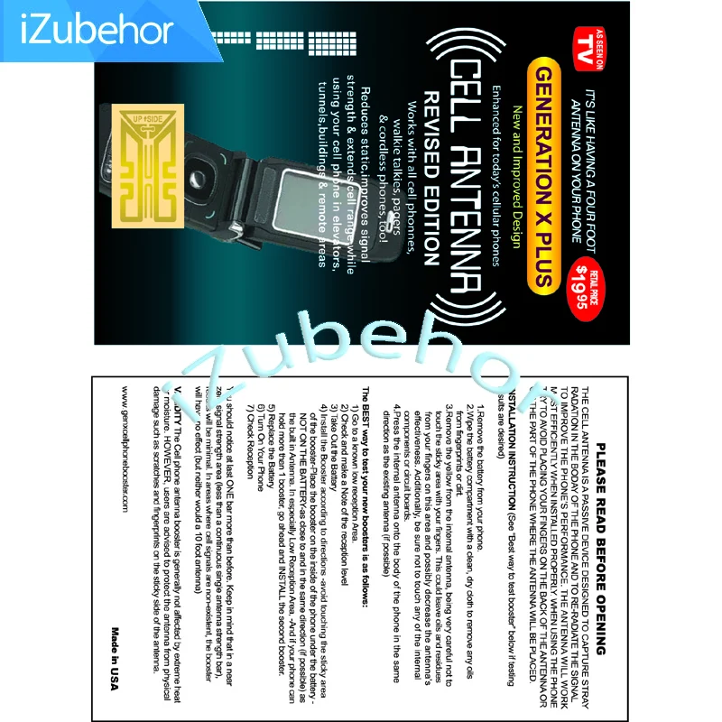 
New Shiny Cell phones antenna booster amplifier signal sticker generation X Plus X-Plus 100pcs/lot 