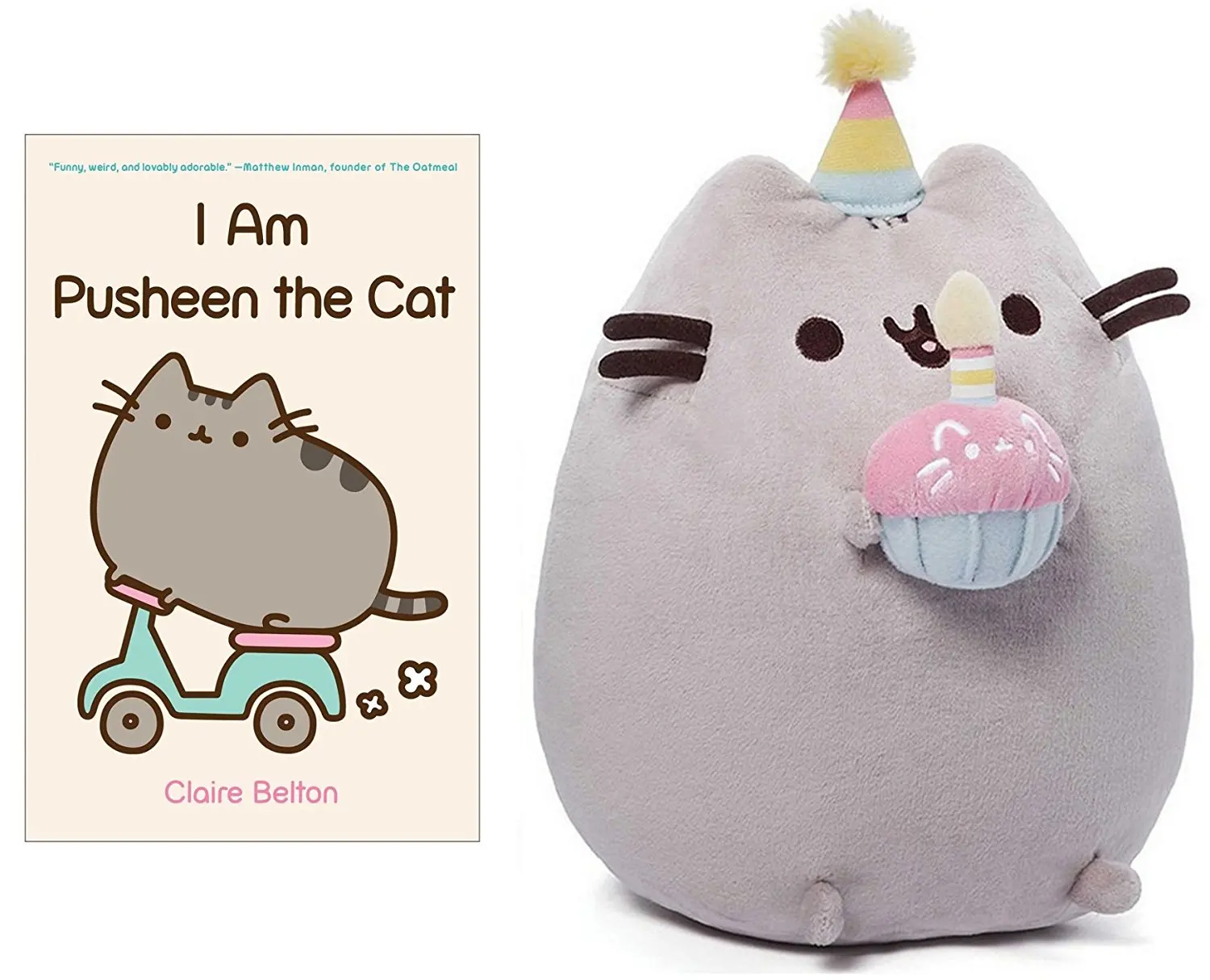 I am Pusheen the Cat Book, Pusheen Birthday - Bundle. 