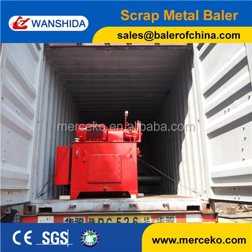 aluminum cans baler press