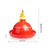 Plasson chick drinkers poultry hanging automatic chicken bell drinker