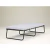 foam padded metal hotel folding saving space sleeping camping cot house cot bed with mattress