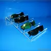 4 Slanted Acrylic eyeglasses space tray Acrylic Sunglasses Angled Stands Lucite Glasses Angled Riser