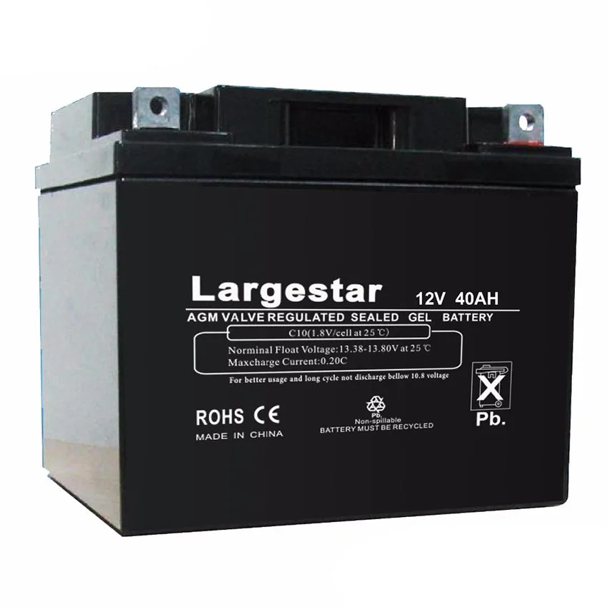 
super power 12.5KG Sealed Medium size li-ion gel ups battery 12v 40ah 