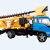 Double head hydraulic post driver with car truck /Cralwer Truck mounted solar project Pile driver/Pile rammer rig machine