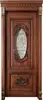 Carved solid wood doors design DJ-Y313