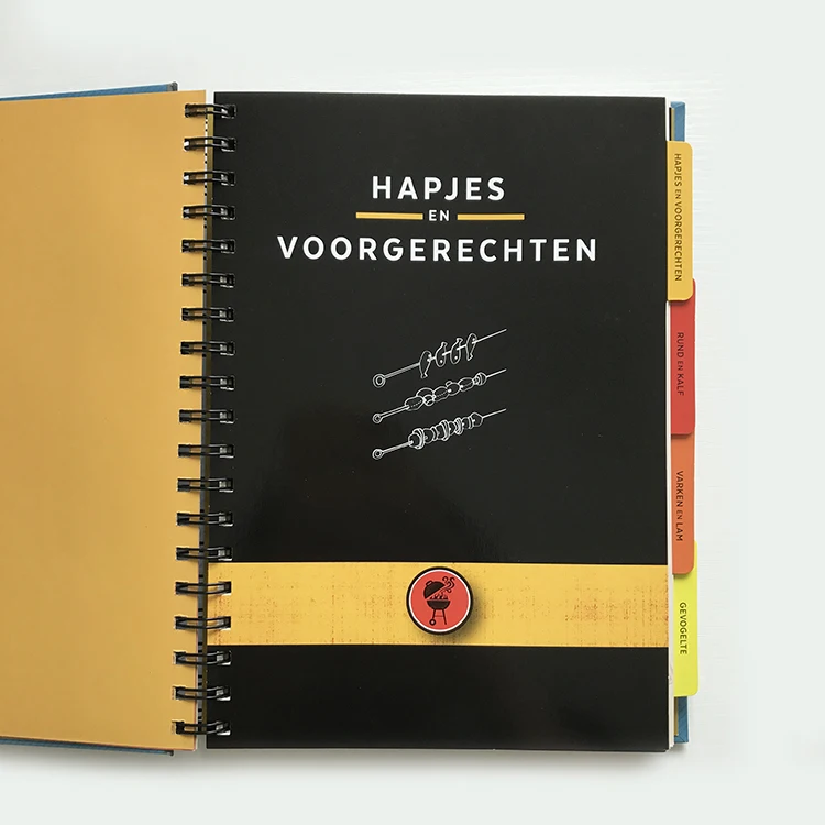 Full Color Hidden Spiral Binding Notebook Hardcover Spiral Book Buy