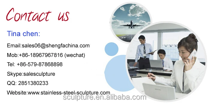 metal hotel decoration crafts/garden sculpture/outdoor sculpture