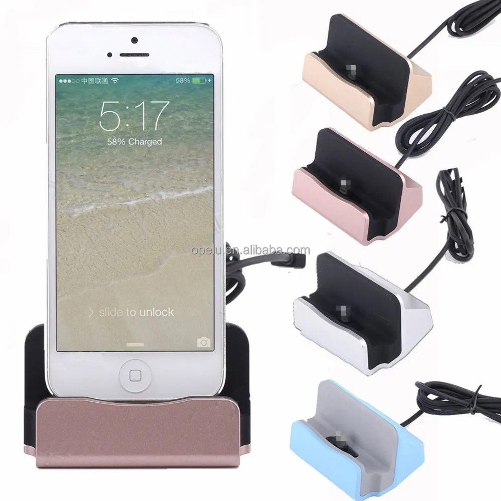 

Dock USB Charger Station For IPHONE, Gold;silver;blue;rose gold;black