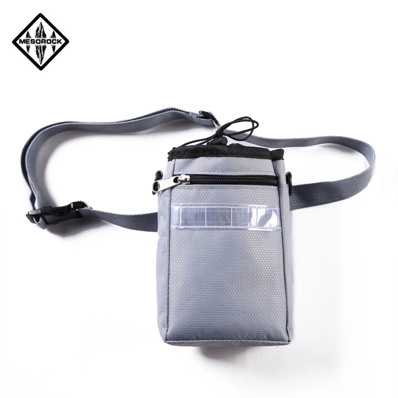 

Adjustable Drawstring Pet dog treat training bag for outdoor food toy carrying, Black;grey or custom color