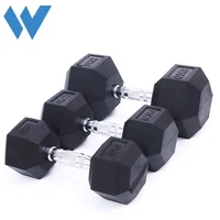 

WANJIA FITNESS Eco-friendly Rubber Coated Hex Dumbbell