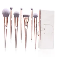 

2019 Most Popular Rose Gold Synthetic Makeup Brushes The Diamond Shape Makeup Brush set