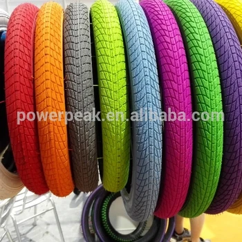 coloured bike tyres