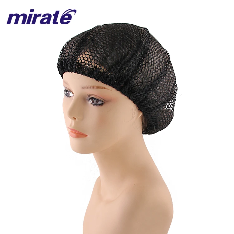 Custom Black Fashion Fine Mesh Hair Net Hair Woven Sleeping Cap