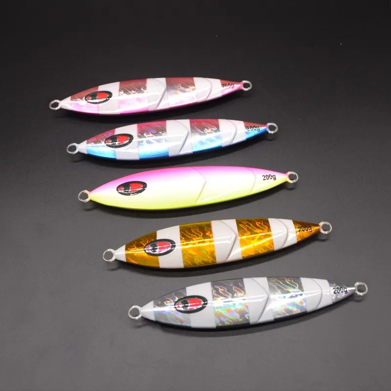 Power Metal Lures Artificial Metal Lures Luminous Slow Jigging Lure ...