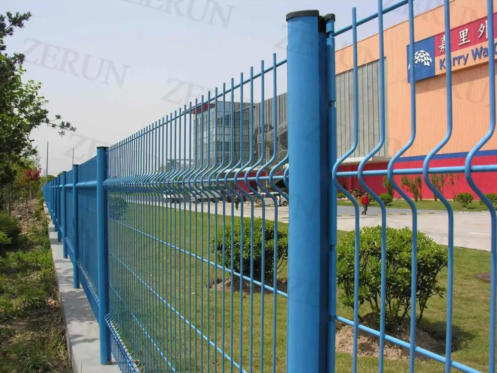 High Quality Powder Coated Hot-dip Galvanized 3D Rigid Welded Wire Mesh Fence Panels