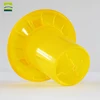 Chicken feeding system feeder pan