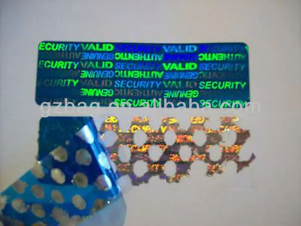 The customize 3d holographic stickers for Skin care products