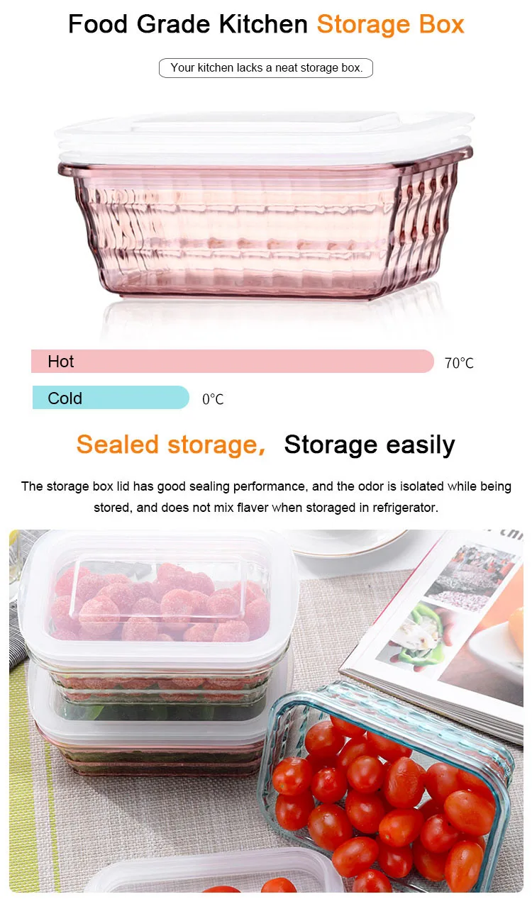 New Design Kitchen Plastic Food Storage Containers Set Lunch Box Set Of Kitchen Containers Buy Food Storage Box Design Food Storage Box Kitchen Storage Tools Product On Alibaba Com