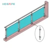 China famous brand stainless steel satin surface balustrades design handrail post