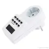 MasterClear Clear Plug-in Programmable Timer Switch Socket with Clock Summer Time Random Function US/EU Plug