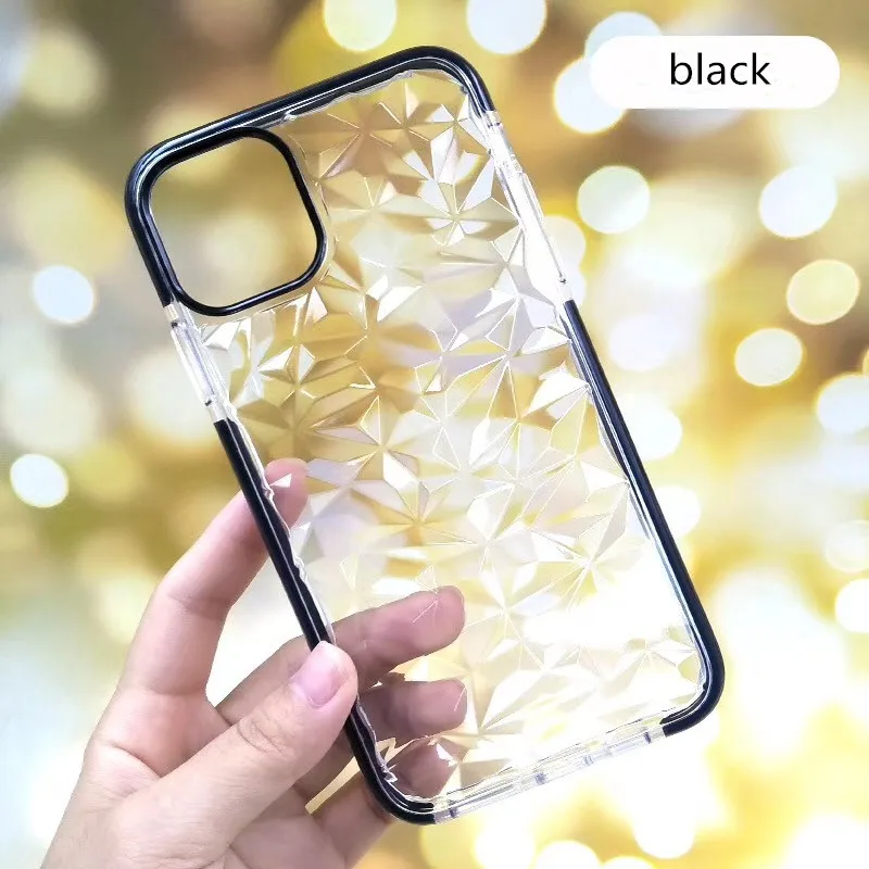 

Star Flash Powder Business TPU mobile phone cover for iphone 11 pro 8 7 plus X XR XS Max Transparent Case Shell, As picture