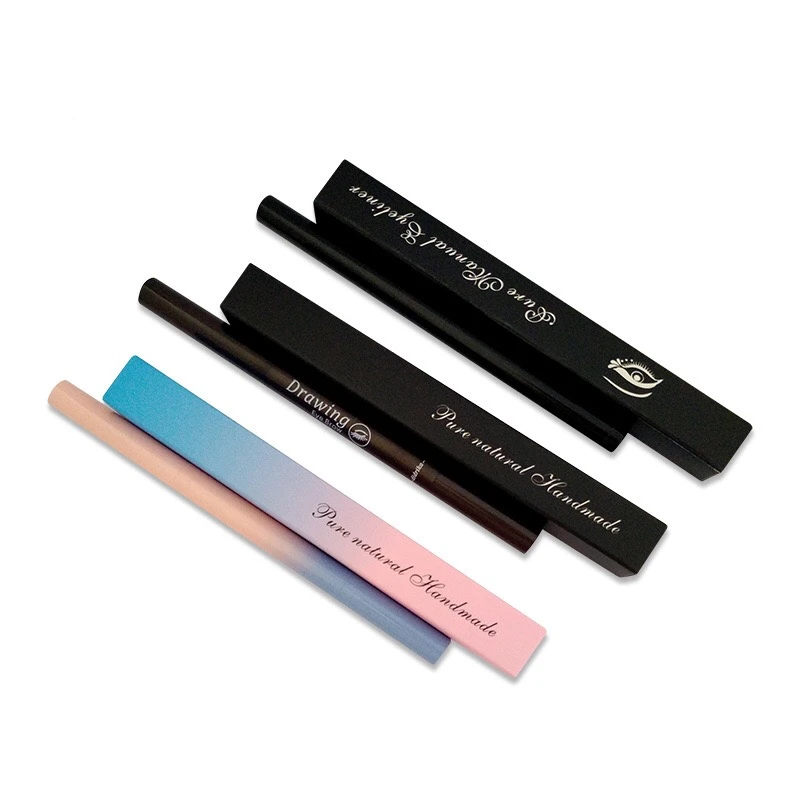 Manufacturer direct sale pink black no logo eyebrow pencil package with custom private label eyebrow pencil packaging