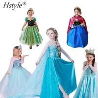 

2019 New Design Frozen Fever Anna Elsa Dress For Kids Princess Dress Frozen Elsa Dress Wholesale SU056
