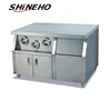 SHINEHO Industrial Kitchen Tea shop Stainless Steel Working Table With Cup Dispensers