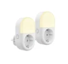 EU standard WiFi smart night light with support voice control remote control timer work with Alexa Echo Google Home IFT