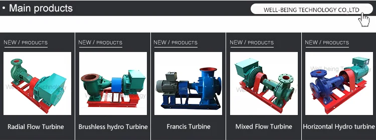 micro hydro propeller turbine