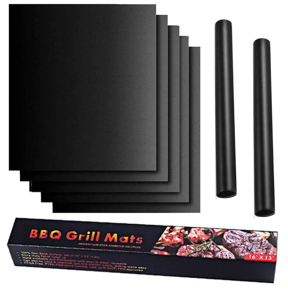 

330*400*0.2mm Best Selling Product Reusable Baking Mat Heavy Duty Oven Liner, Black;copper color