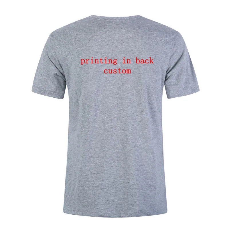 

custom DIY european size cotton printing man and woman diy T-shirt