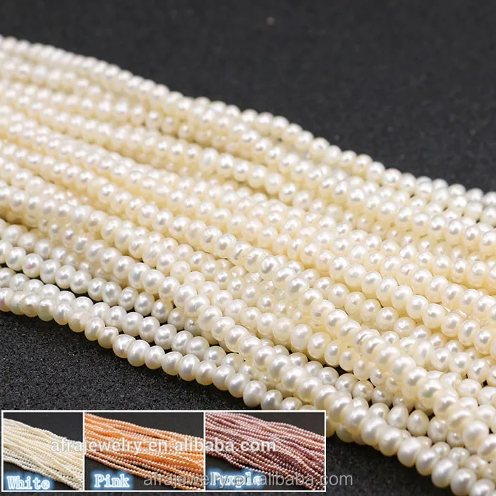 

Loose Wholesale AAA 4-5mm Natural Button Freshwater Pearl, N/a