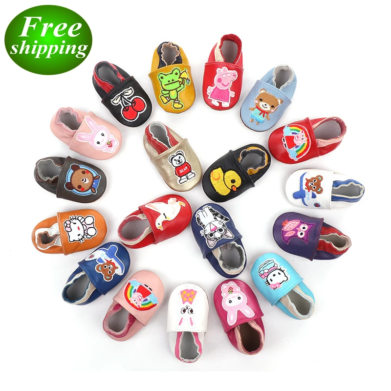 

Baby Cartoon Leather Shoes animal design Toddler Boy Girl shoes
