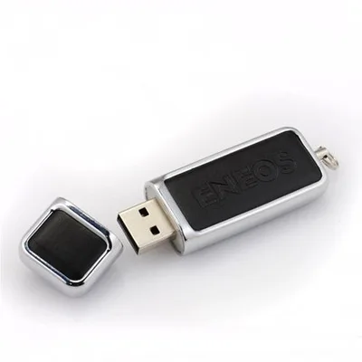 Custom USB Steel edge usb leather u disk  Flash Drive with Leather USB Flash Drive Cover