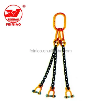 Safety Pin Three Legs Hook Lifting Chain Sling - Buy Lifting Chain ...