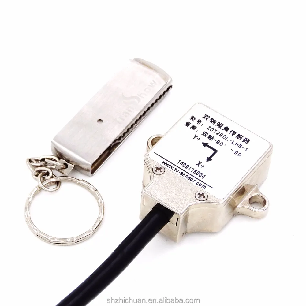 
ZC Sensor High Precision IP65 Inclination Sensor Analog Dual Axis Inclinometer ZCT290L-LHS-17 