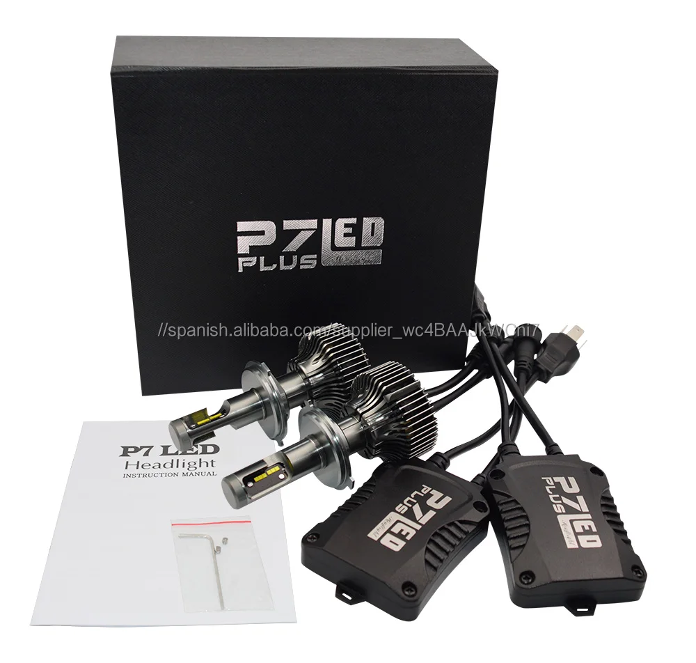 2016 adaptador para el COCHE H7 LED bombillas de los faros H7 faros led canbus bombillaSistema