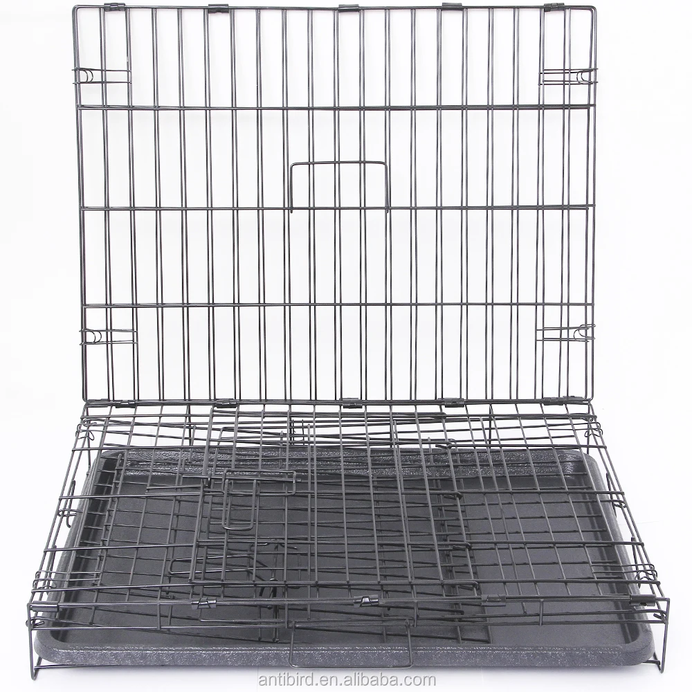 carlson secure and compact single door metal dog crate