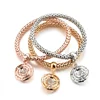 New design gold charm bracelet jewelry design for girls