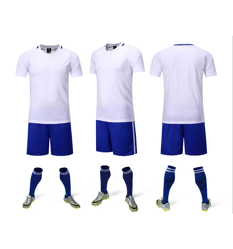 

Custom Design Cheap Plain Round Collar Soccer Uniform Football Kit, Pantone color