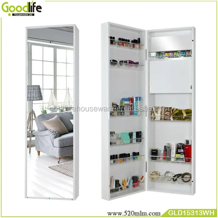 Goodlife Wooden Wall Shelf Bedroom Cabinet Mirror Jewelry Cabinet View Bedroom Cabinet Goodlife Product Details From Shenzhen Goodlife Houseware