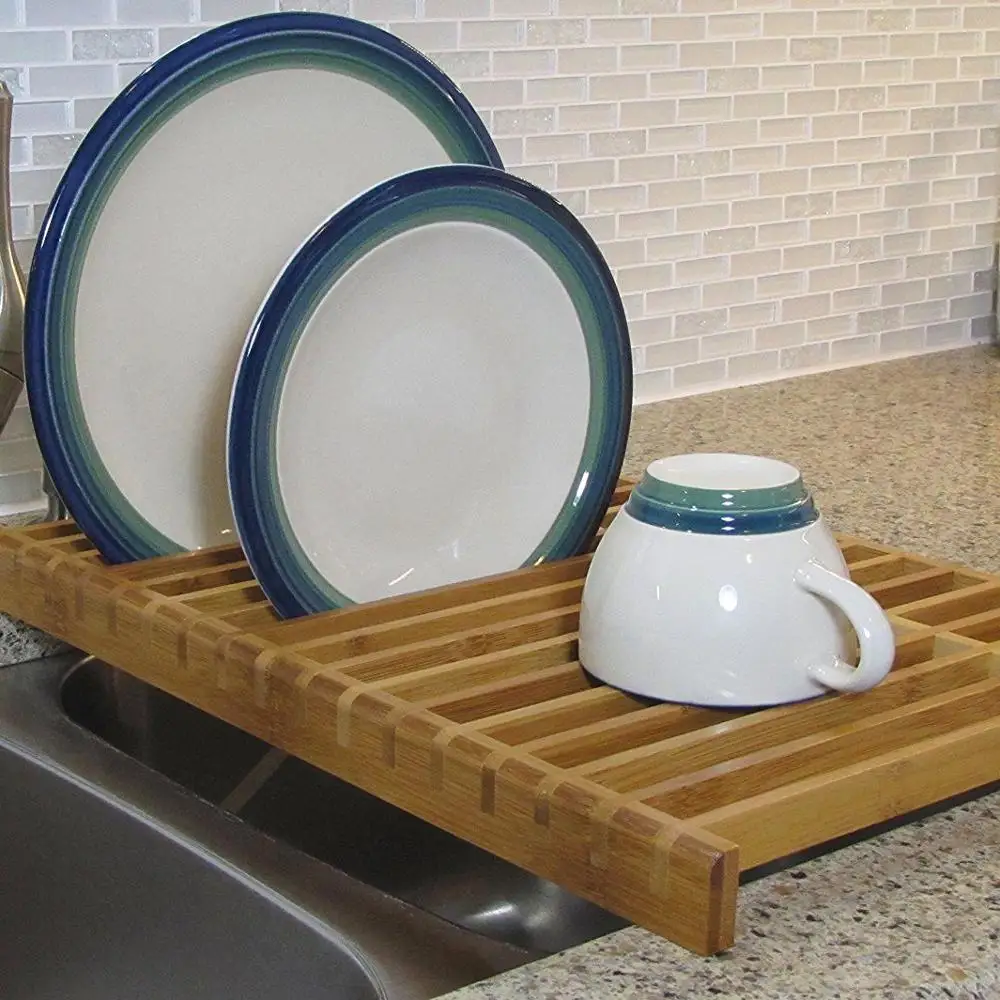 Wholesale Kitchen Bamboo Wood Dish Rack For Sale Buy Oem Collapsibel