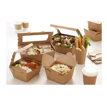 Disposable Printing Foldable Take Away Chinese Food Packing Box,Food ...