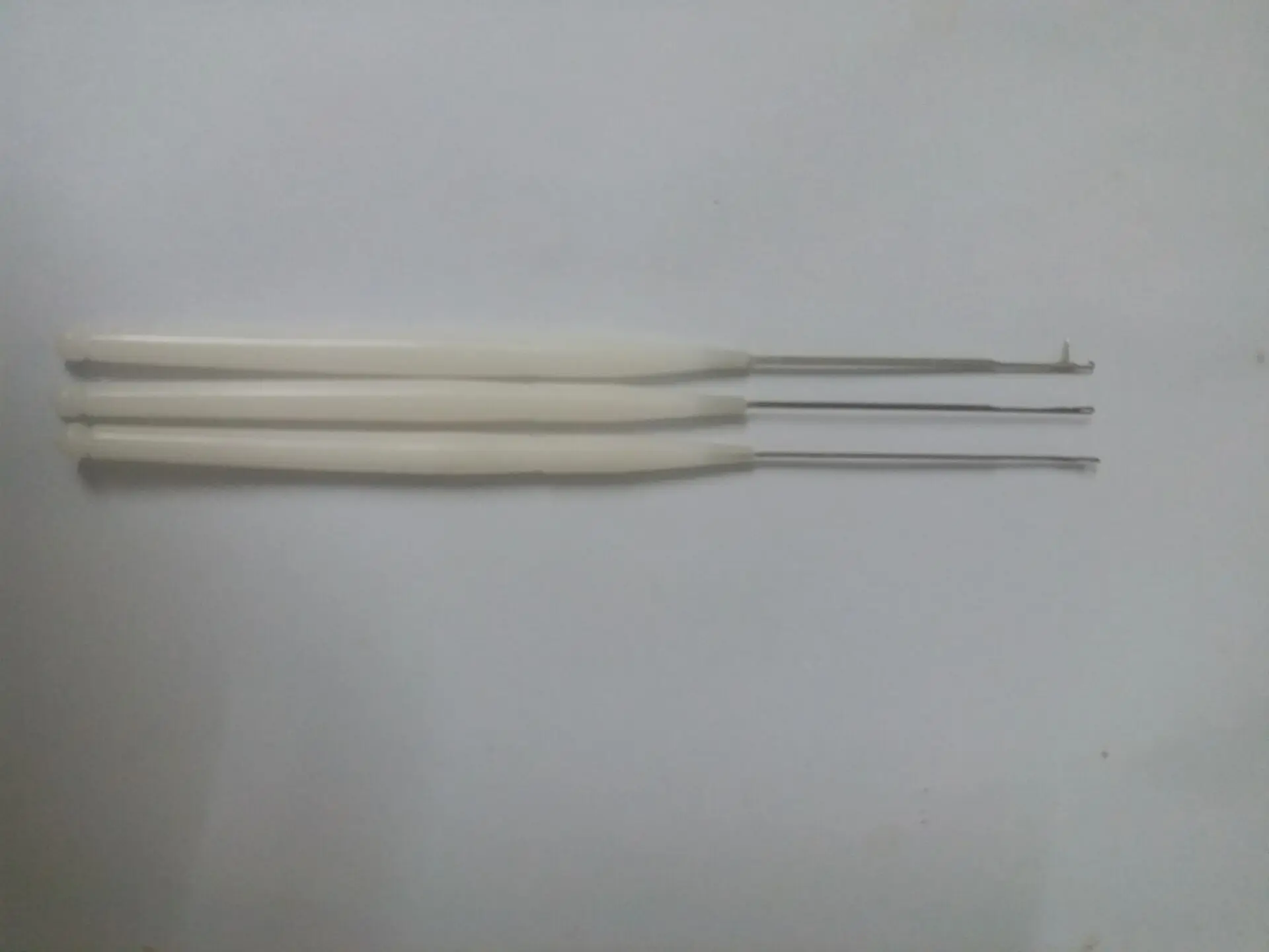 Plastic Handle Hair Weaving Latch Hook Crochet Needles Weave Micro