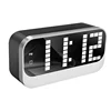 Home decor promotion gift 6.8" LED mirror display with temperature and backlight Desk alarm clock