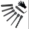 Curling Iron, 6-in-1 Hair Curling Wand Set Temperature Control Loose Curls Maker Tourmaline Ceramic Barrels For All hair