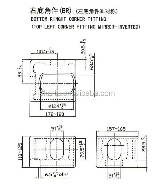 Iso Standard Container Fitting Corner Cast-iron Cast-iron Hooks - Buy ...