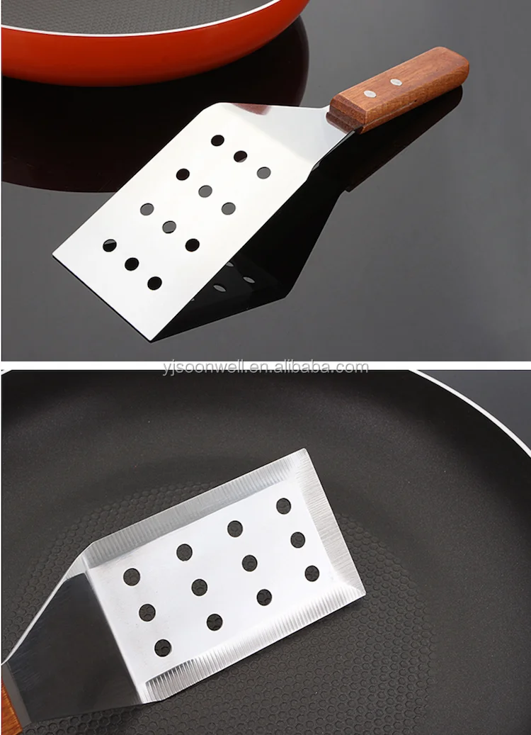 Bbq Grill Square End Spatula Scraper With Cutting Edge Swbt16 Buy